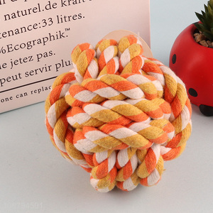 Online wholesale pets chewing cotton rope toys
