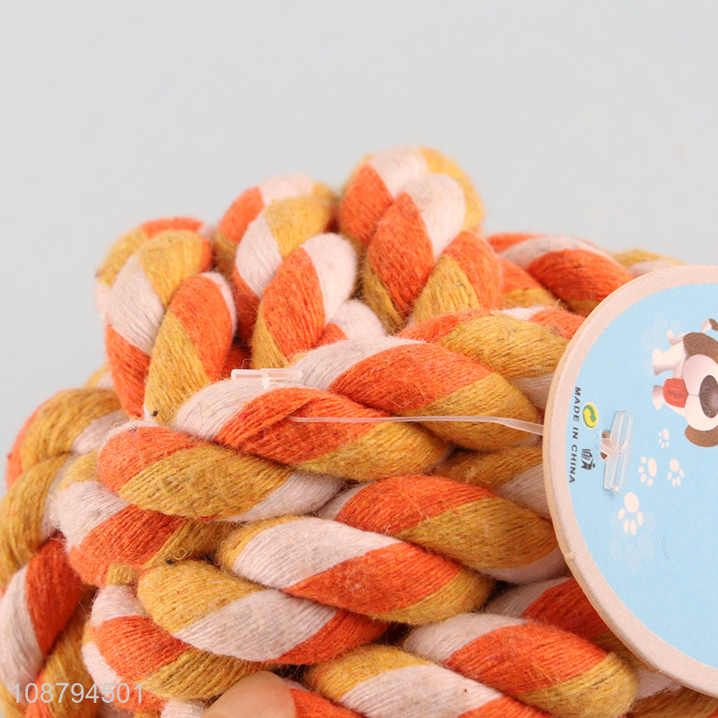Online wholesale pets chewing cotton rope toys