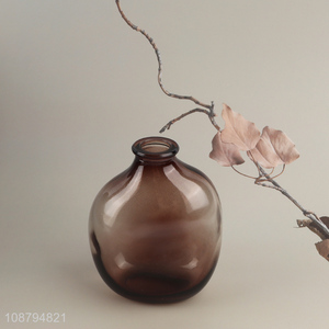 Good quality <em>glass</em> vase for living room & bedroom decoration
