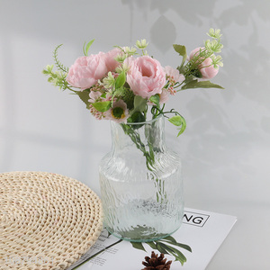 New arrival <em>glass</em> flower vase hydroponic vase for home decor