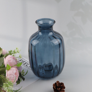 Wholesale colored <em>glass</em> vase hydroponic vase for wedding decor