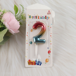 Good quality numberal <em>birthday</em> cake candle for decor