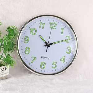 New product battery operated luminous wall clock for decor