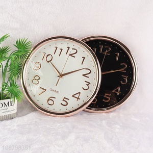 Hot selling decorative wall clock silent quartz wall clock