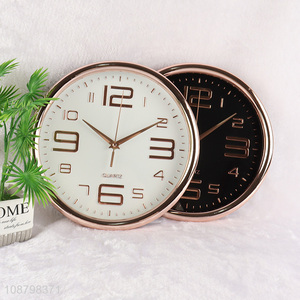 Factory price battery operated simple silent analog wall clock