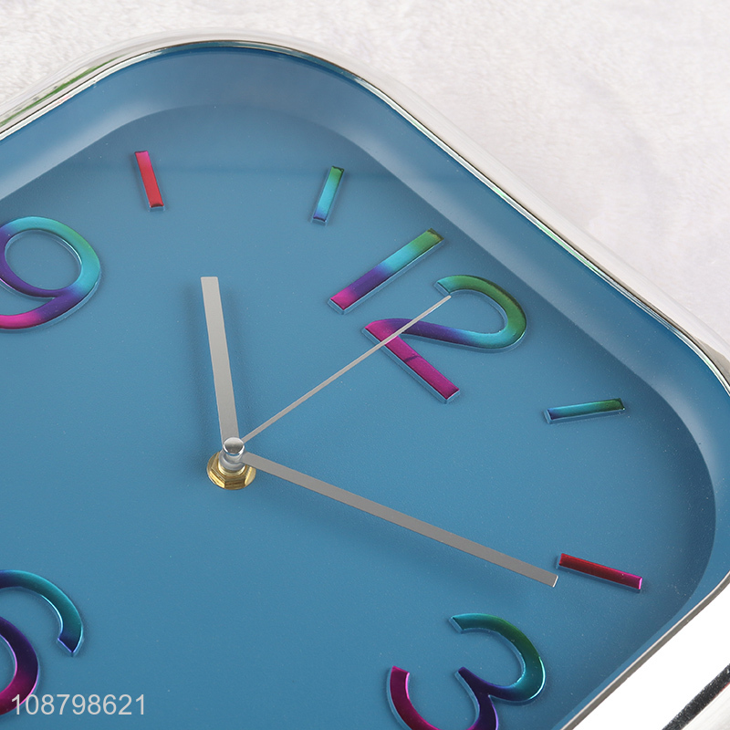 China imports decorative wall clock silent quartz wall clock