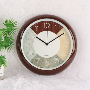 High quality battery operated simple silent analog wall clock