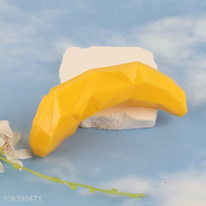 Hot sale banana shaped pets leakage food toys