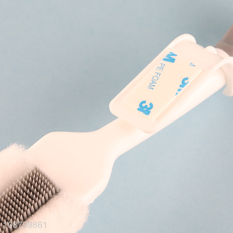 Wholesale multi-function shoe cleaner brush with soft & hard bristle