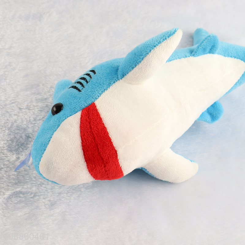 New arrival cute stuffed animal shark plush toy for kids