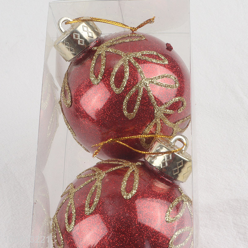 China wholesale 3pcs xmas tree decoration christmas ball
