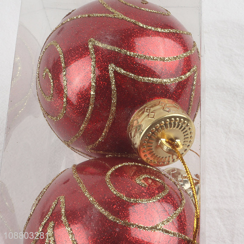 Low price round christmas hanging ornaments christmas ball