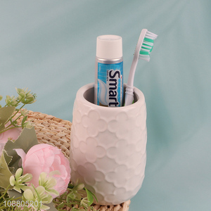 Hot selling ceramic mouthwash cup for <em>bathroom</em> <em>accessories</em>