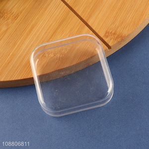 Good quality square clear plastic <em>storage</em> <em>box</em> bead organizer case