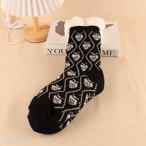 New arrival winter warm cozy soft slipper <em>socks</em> for women