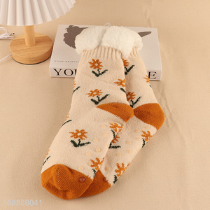Good quality winter warm cozy soft slipper <em>socks</em> for women