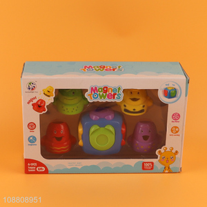 New product <em>baby</em> stack up game magnet doll stacking tower