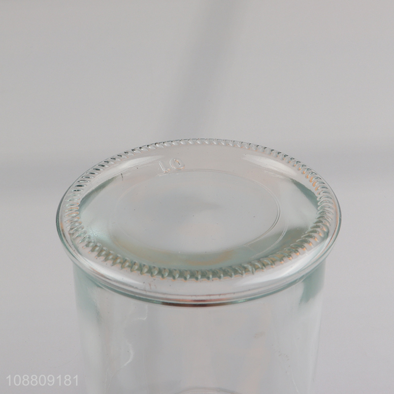 Top selling clear glass storage jar for home