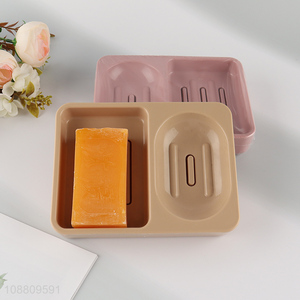 New arrival 2-compartment soap dish draining soap holder
