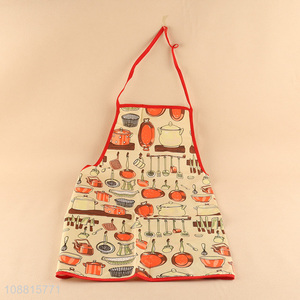 Custom logo polyester kitchen cooking apron for <em>men</em> women