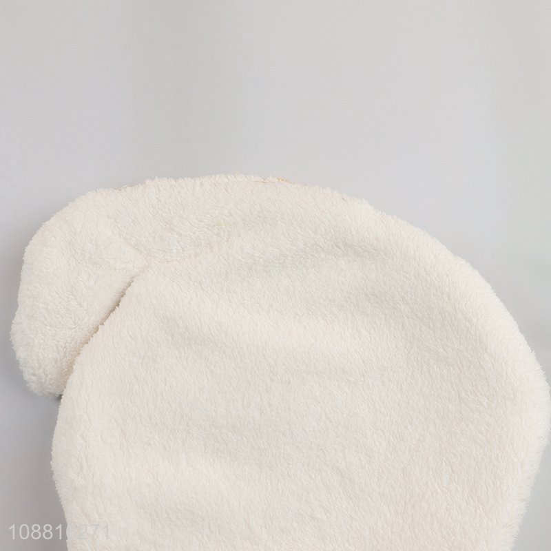 Best selling hanging coral fleece hand towel for bathroom kitchen