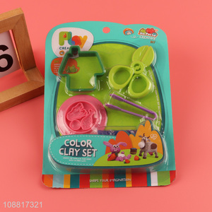 Hot selling children color clay set <em>play</em> <em>dough</em> toys set