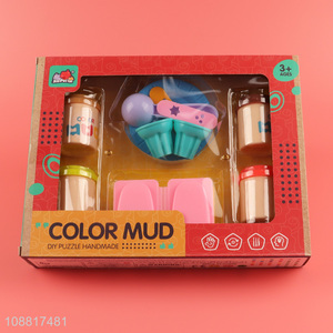 Latest products non-toxic kids diy colored mud toy
