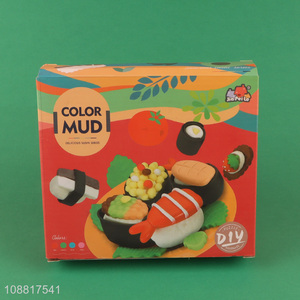 Hot selling children diy colored mud play dough set