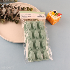 New arrival 12-cavity penguin shaped silicone cake molds