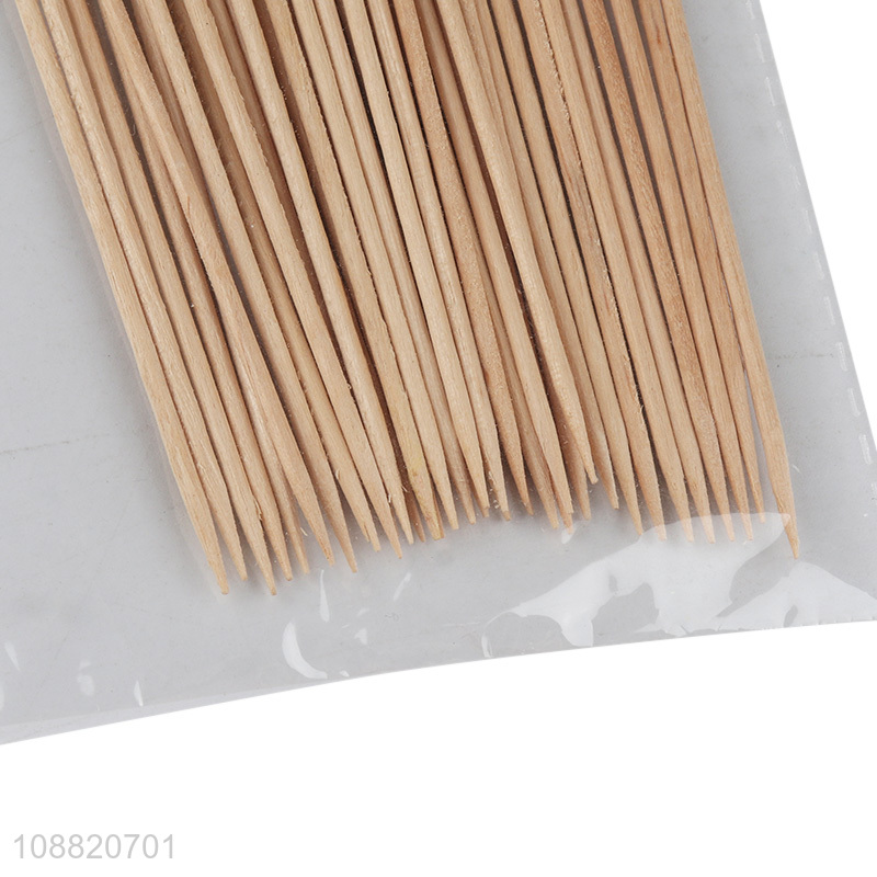 China wholesale table decoration disposable bamboo fruit sticks