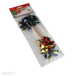 Best quality windmill shaped fruit sticks for table decoration