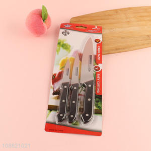 Wholesale 3pcs stainless steel paring <em>knife</em> for cutting