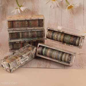 High quality 20 rolls washi paper <em>tape</em> set for DIY crafts