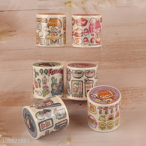 Hot selling cute washi paper <em>tape</em> set for DIY journaling
