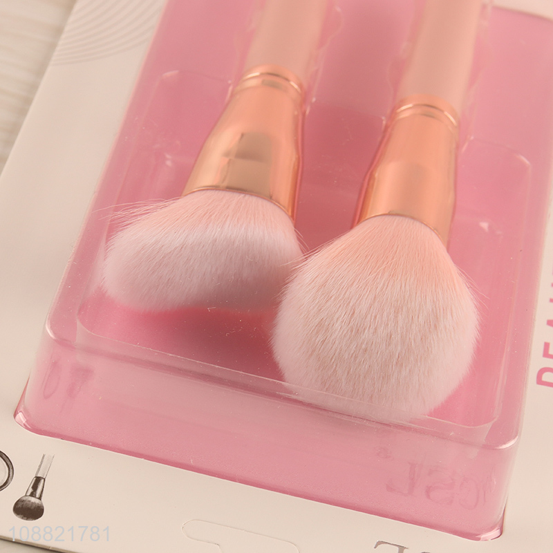 Hot products 2pcs women beauty tool makeup brush set for sale