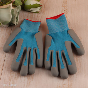 High Quality Non-slip TPE <em>Safety</em> Work <em>Gloves</em> Gardening <em>Gloves</em> for Kids