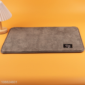Good quality non-slip microfiber bathroom carpet bathroom rug mat