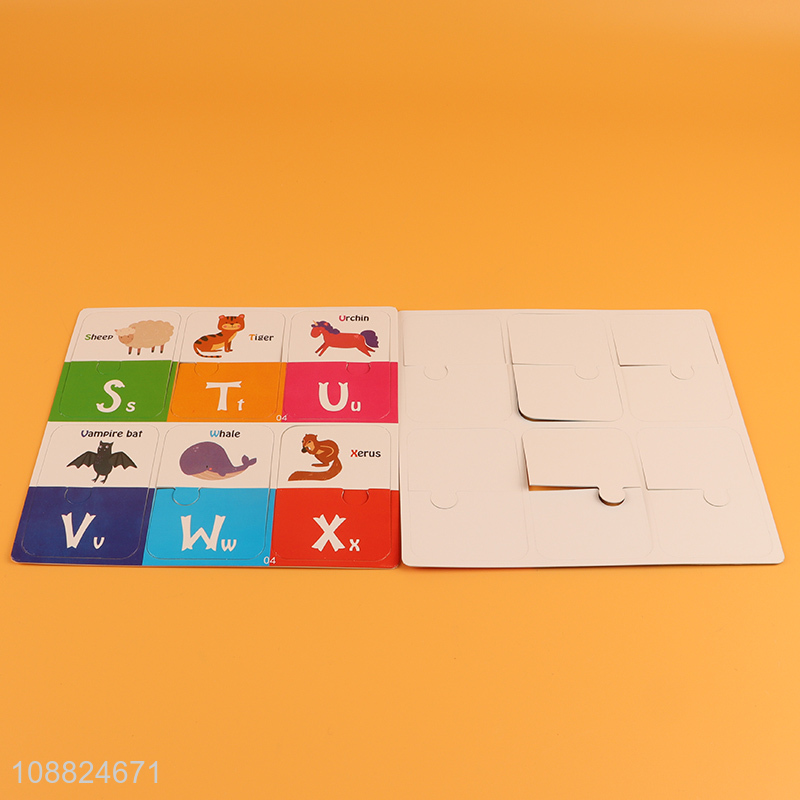 Wholesale Animal Jigsaw Party Learn Letters by Matching with Animals