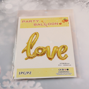 Hot selling multicolor love letter foil balloon for <em>wedding</em> party <em>decoration</em>