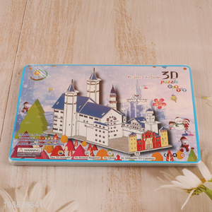 Wholesale 23 Pieces 3D <em>Puzzle</em> New Swan Stone Castle <em>Puzzle</em> for Kids