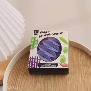 Wholesale fidget morph worm stretchy sensory stress <em>toys</em> for kids