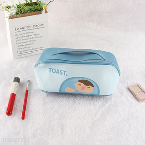 Best selling portable polyester makeup bag cosmetic bag wholesale