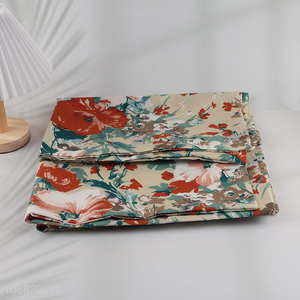 Online wholesale 2pcs soft floral print brushed <em>pillow</em> case set