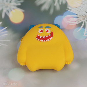 Online wholesale cute monster shaped silicone coin <em>purse</em> for kids