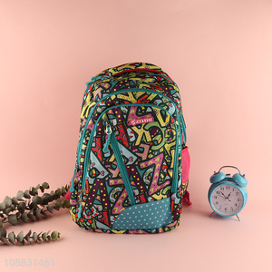 Best selling waterproof polyester students school bag school backpack