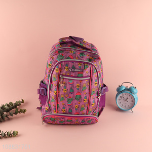 Latest products polyester large capacity school bag school backpack
