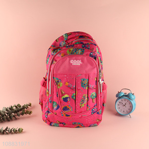 Best quality large capacity polyester school bag school backpack