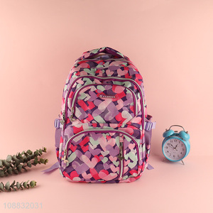 Most popular polyester waterproof school bag school backpack