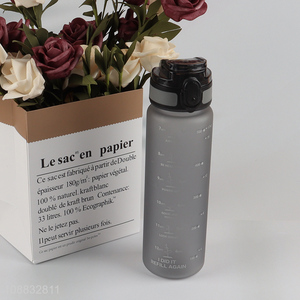 High quality large capacity motivative plastic water bottle for <em>men</em> women