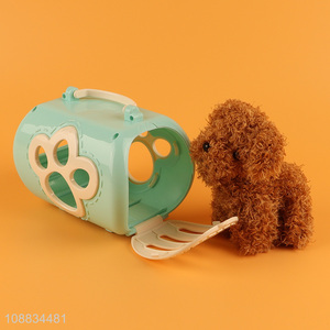 New product pet pretend play <em>toys</em> cat doll with pet carrier